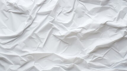Obraz premium The texture of white paper is crumpled.