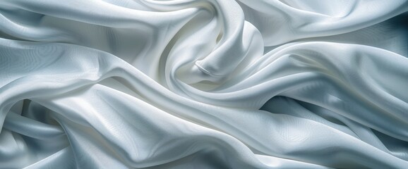 Obraz premium Soft White Fabric Background, Offering A Clean And Minimalist Aesthetic