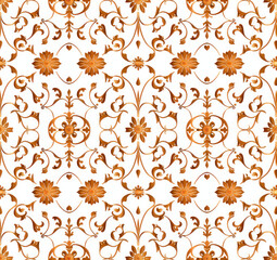 A seamless pattern of abstract on a white background