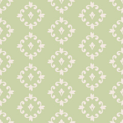 Damask Seamless Pattern floral Classical luxury- Vector Illustration background damask fold fashioned damask ornament vintage	