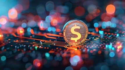 Digital collage of yen, prosperous industries, and cost-efficient innovations, depicting financial growth and economic efficiency