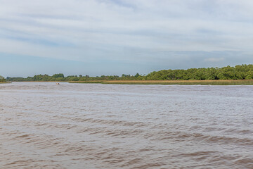 View of the Tigre Rivernear its mouth in the La Plata River