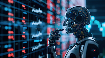AI-powered trading algorithms maximizing stock market profits.