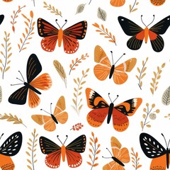 Butterfly pattern animal insect.