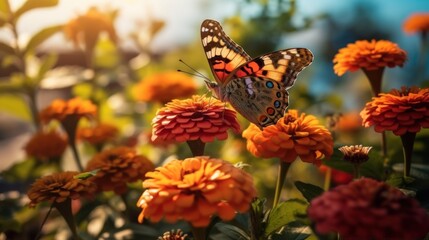 Obraz premium Butterfly on Flower