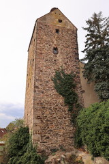 Blick in die Altstadt von Cham im Bayerischen Wald	
