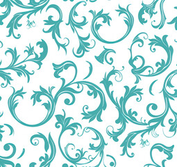 A seamless pattern of abstract on a white background