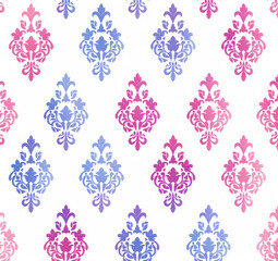 A seamless pattern of abstract on a white background
