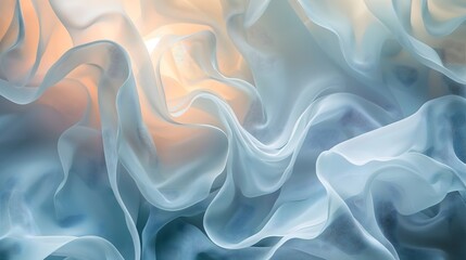 Obraz premium abstract wallpaper, 4k, warm pastel colors and shades of blue and gray