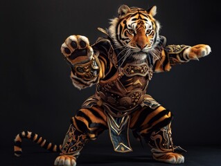 Tiger Warrior Costume