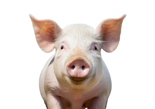 pig isolated on transparent or white background