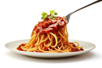 Spaghetti pasta sauce food.