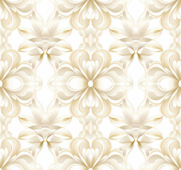 A seamless pattern of abstract on a white background