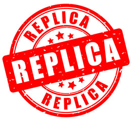 Obraz premium Replica grunge rubber stamp