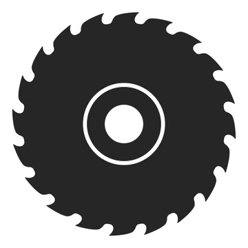black circular saw blade clip art preview