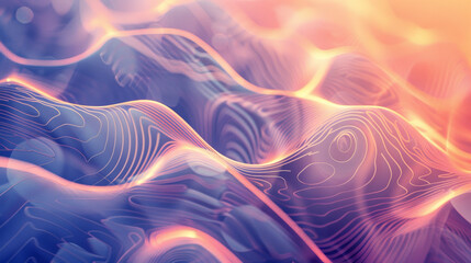 Fototapeta premium Subtle gradient backgrounds with simple abstract patterns