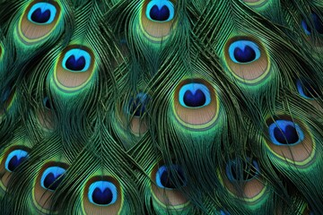 Peacock feather animal backgrounds bird.