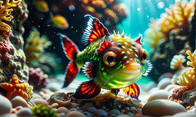 Colorful Fantasy Fish