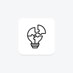 Ideas line icon , vector, pixel perfect, illustrator file