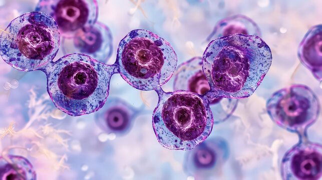 neutrophils in a patient with a chronic inflammatory or autoimmune disease, highlighting changes in their morphology or behavior.