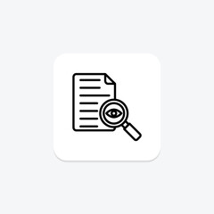 Transparency line icon , vector, pixel perfect, illustrator file