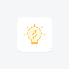 Energy duotone line icon , vector, pixel perfect, illustrator file