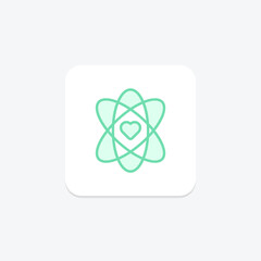 Core Value duotone line icon , vector, pixel perfect, illustrator file