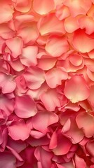 Obraz premium Wallpaper of rose petals geranium blossom flower.