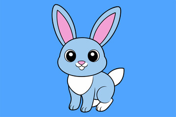 Adorable Hare Vector Graphic For Web And Print. Premium Hare Illustration Featuring Cute Design Perfect For Websites, Print Materials, Digital Content, And Creative Projects