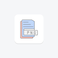 PNG File lineal color icon , vector, pixel perfect, illustrator file