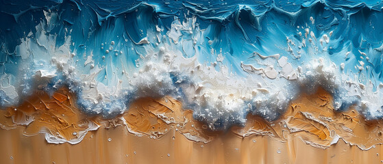 abstract background with waves