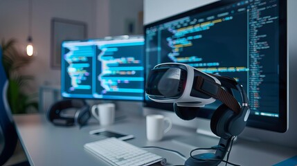 Naklejka premium Programmer Application