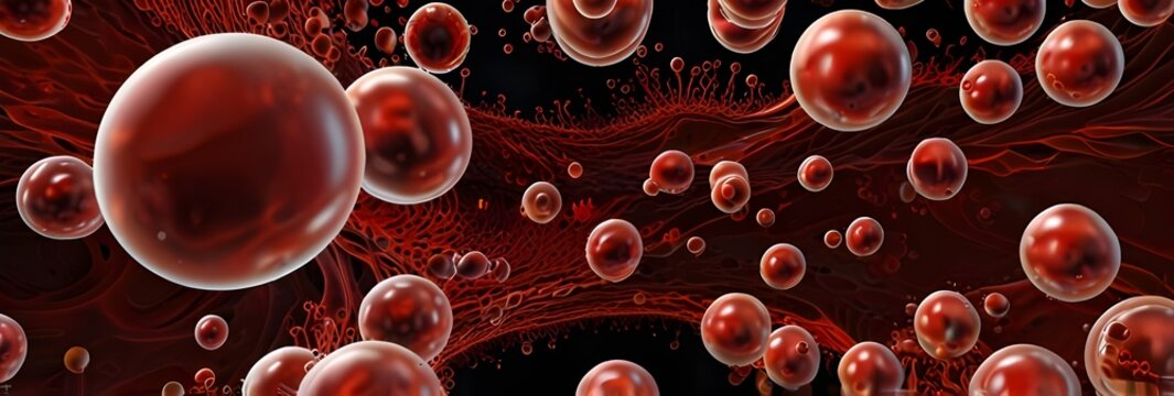 Cellula del sangue rossa 3D, sfondo vena, flusso, piastrina, onda, cancro, medicina, arteria, astratto. Cellula rossa, emoglobina, donazione di sangue, anemia, plasma isolato, leucemia, donatore, sist
