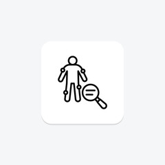 Medical Symptoms line icon , vector, pixel perfect, illustrator file