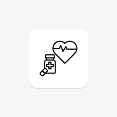 Medical Health line icon , vector, pixel perfect, illustrator file