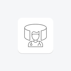 Medical Technology thinline icon , vector, pixel perfect, illustrator file