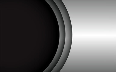 Abstract 3D semicircle paper cut layers background