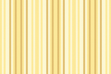 Obraz premium Ornament lines stripe vector, pretty background vertical texture. Hat seamless pattern fabric textile in light goldenrod yellow and mustard colors.