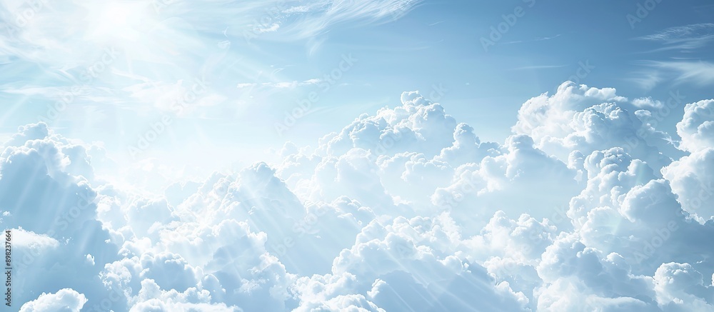 Poster cloudy sky with copy space image in the background