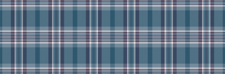 Symmetry tartan fabric seamless, diwali pattern check textile. Flannel plaid background vector texture in light slate gray and cyan colors.