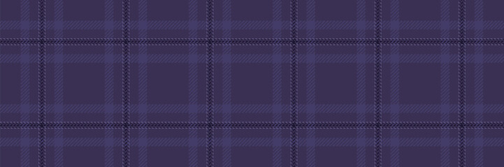 Postcard plaid tartan textile, decoration seamless texture fabric. Harmony vector pattern check background in indigo and dark colors.