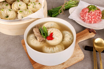 Korean Dumpling, Gyoza, Mandu, Dimsum