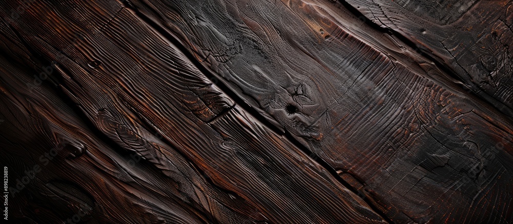 Poster dark abstract brown wood texture background with copy space image available