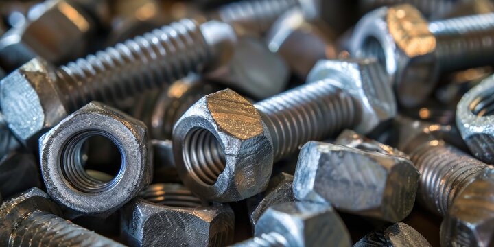 Stacked nuts and bolts