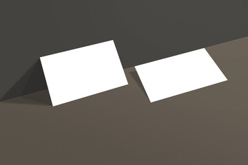 Business Cards Mockup Scene