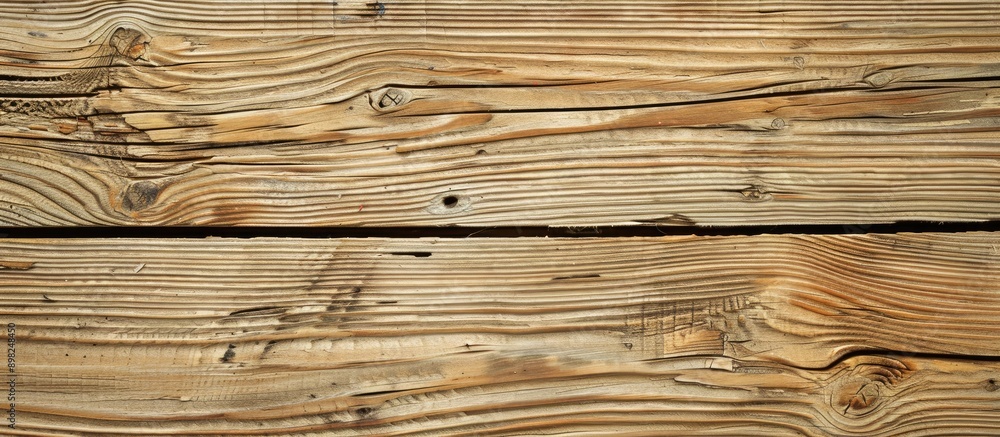 Poster background with textured beige wooden surface and copy space image
