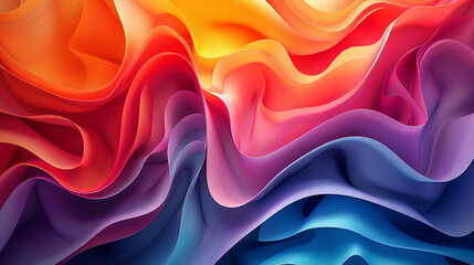 Fototapeta premium Immerse in the vibrant world of abstract art with these stunning graphics, showcasing dynamic waves of color and intricate patterns, perfect for adding a touch of creativity and energy to any project