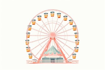 Obraz premium Ferris wheel fun ferris wheel architecture.