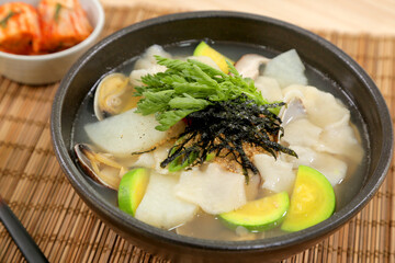 Korean Healthy Food. Korea Cuisine. Fresh Ingredients. 
