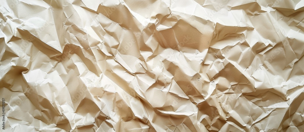 Aufkleber background with crumpled paper creating texture suitable for copy space image